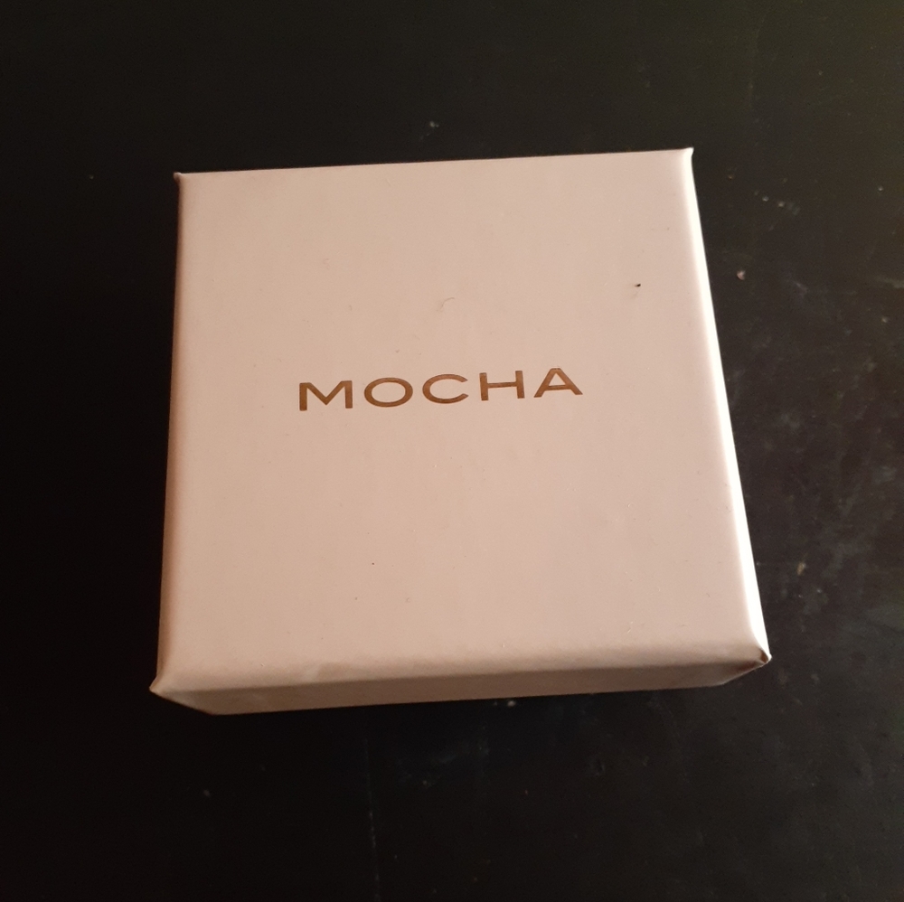 GORGEOUS NIB MOCHA Rose Gold Medallion Slide Adjustable Bracelet.
